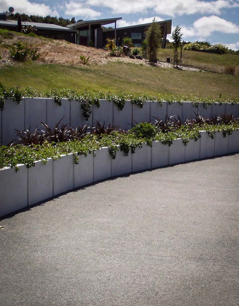 concrete garden edging
